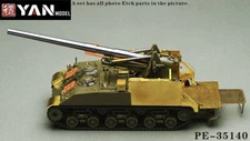 Yan Model PE35140 1/35 US M40 155mm SPG Delux Detail Up Set for AFV Club/Academy