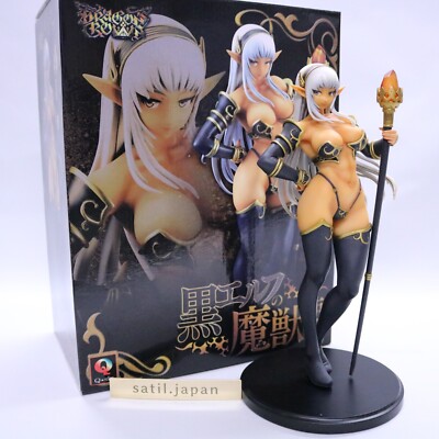 [USED] Q-Six Dragon's Crown Black Dark ELF BEASTMASTER 1/7 Figure 300mm