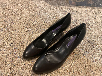 Ralph Lauren Collection Purple Label Heels Pumps Black Leather Size: 91/2 D  | eBay