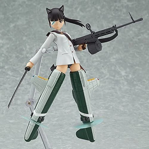 figma 282 Strike Witches MIO SAKAMOTO Action Figure Max Factory From Japan New Foto 2 de 4