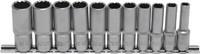 "Bgs SteckschlüSsel-Einsatz-Satz ZwöLfkant, Tief | 10 Mm (3/8\") | Sw 8 - 19 Mm |"