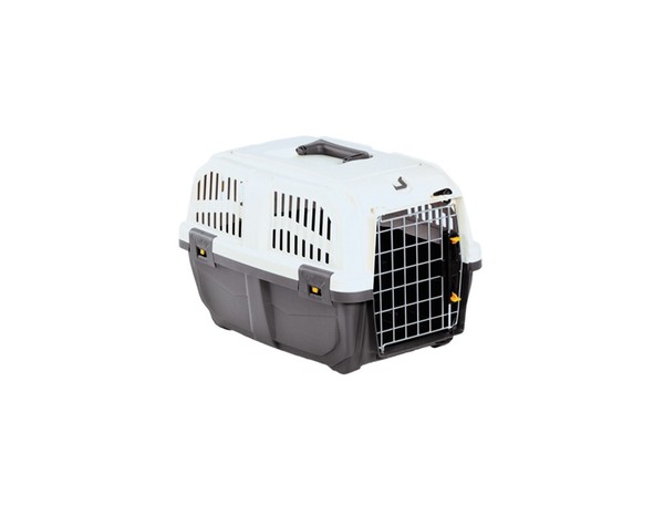 "Nobby Transportbox \"Skudo 1 Iata\"Grau / Creme 48 X 31,5 X 31 Hund Dog Katze Cat"-image