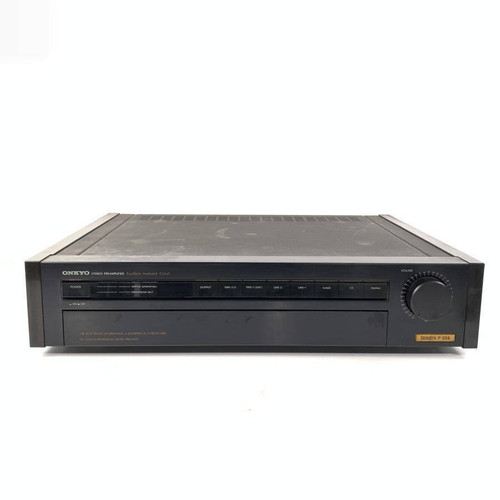 ONKYO INTEGRA P-308 Stereo Premain Amplifier 100V Working checked Used Japan