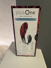 NEW Plus One Dual Vibrating Massager Passion Pink 6704
