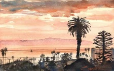 Ventura Afternoon - Signed Ltd. Ed. Print - SandraWatercolors™ Coastal Landscape