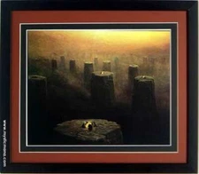 Zdzislaw Beksinski Framed Poster – Dark Surrealism Horror Gothic Wall Art