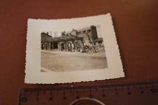 altes Foto  Zerst&ouml;rter Ort , Bahnhof ??? - Name auf R&uuml;ckseite ,