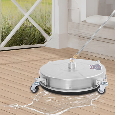 #ad #ad 2 Nozzles Round Stainless Steel Surface Cleaner Surface Cleaning Machine 5000PSI $102.26