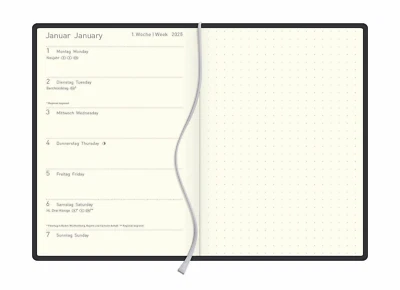 KORSCH VERLAG Buchkalender WP2025 "Times Big 12" mit Monatsplaner bis 12/2026 JÜS bis 12/2027