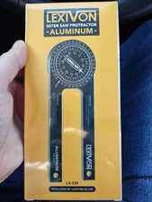 LEXIVON Aluminum Miter Saw Protractor | 7-Inch Rust Proof LX-230 Made In USA