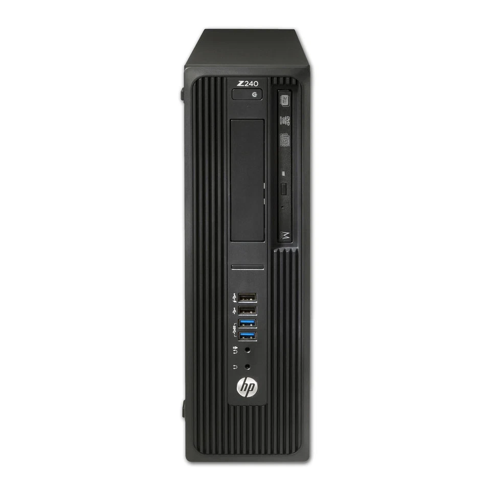 HP Workstation Z240 SFF Core i7-7700 16GB RAM 256GB NVMe SSD 3TB HDD Windows 10 - Image 3 of 4