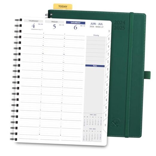 Planner 2024-2025 Spiral Bound (8.5