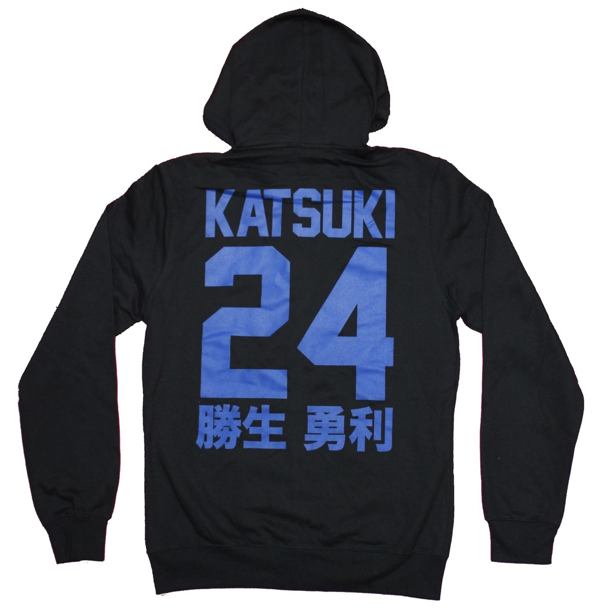 ⭐︎yuu⭐︎ Yuri On Ice Mens Zip Up Hoodie - Logo Lapel Katsuki Kanji 24