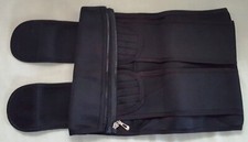 Faja de soporte de espalda cinturón lumbar inferior alivio del dolor ciática negro talla 3 XL