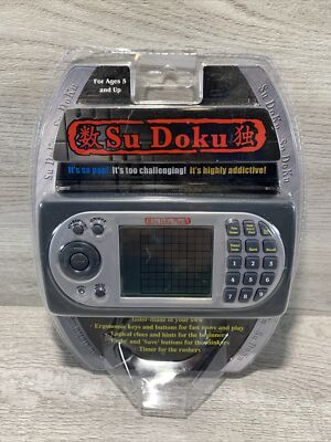 SuDoKu Su Doku Plus Handheld Electronic Game Puzzles CL-20 Travel Fun New Sealed