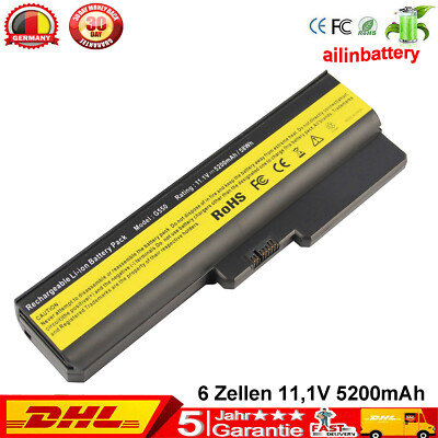 L08S6Y02 Akku Für IBM Lenovo 3000 G430 G450 G530 G550 G-430 G-450 G-530 G-550 DE