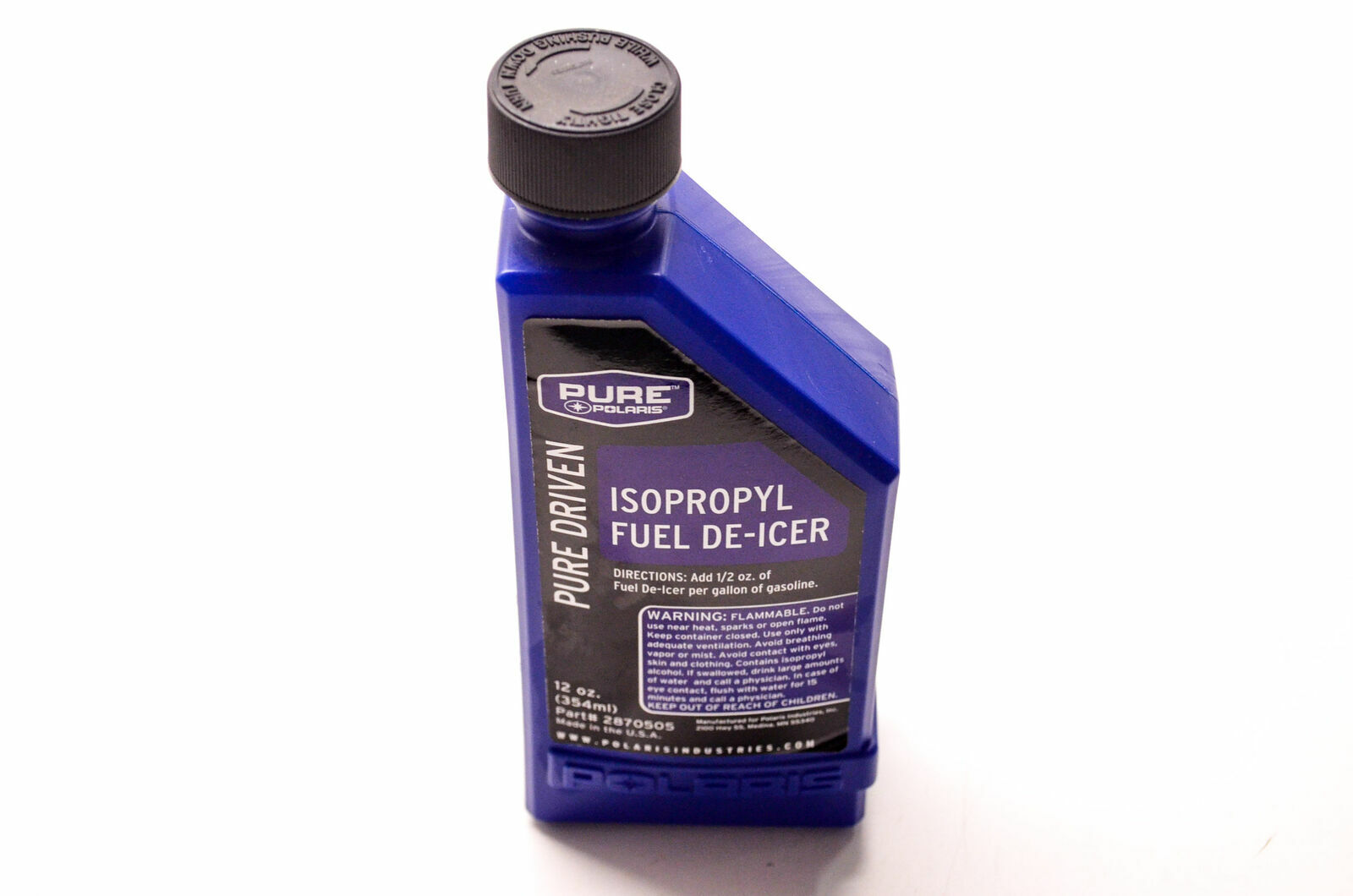OEM Polaris 2870505 Pure Driven Isopropyl Fuel DeIcer 12 Oz 354 Ml NOS
