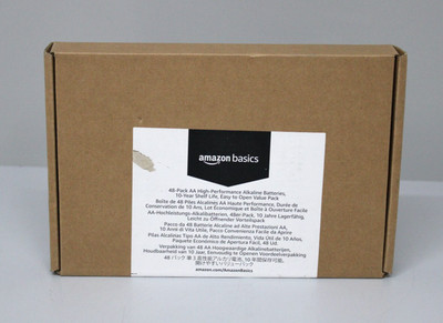48 Stück Amazon Basics AA-Alkali-Hochleistungsbatterien, 1,5 V Neu