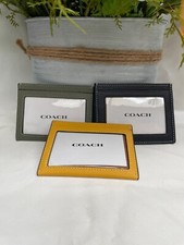 Coach Slim ID Card Case NWT You Pick 