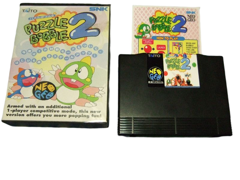 NEO GEO AES ROM Puzzle Bobble 2 MVS Convert EP ROM Excellent de JP