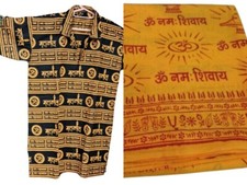 New Mahakal Kurta Om Namah Shivay Dupatta Cotton Unisex Traditional Fashion
