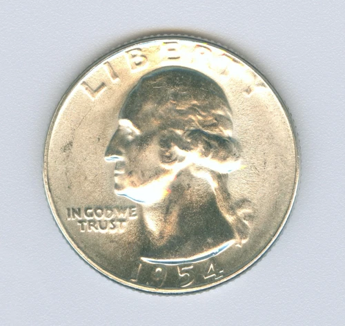 1954-S Silver Washington Quarter MS Plus