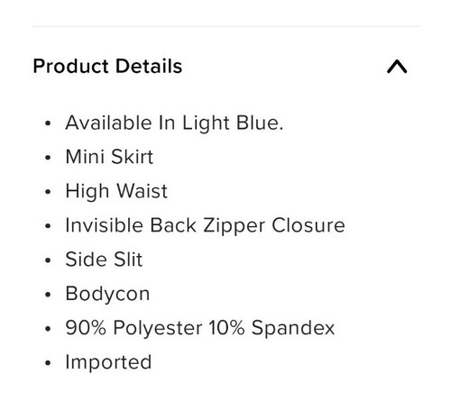 New Sexy Fashion Nova Suede Mini Skirt, Light Blue. Small . New . - Picture 14 of 15