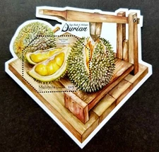 Malaysia King Of Fruits Durian 2021 Food Plant (ms) MNH *odd shape *unusual