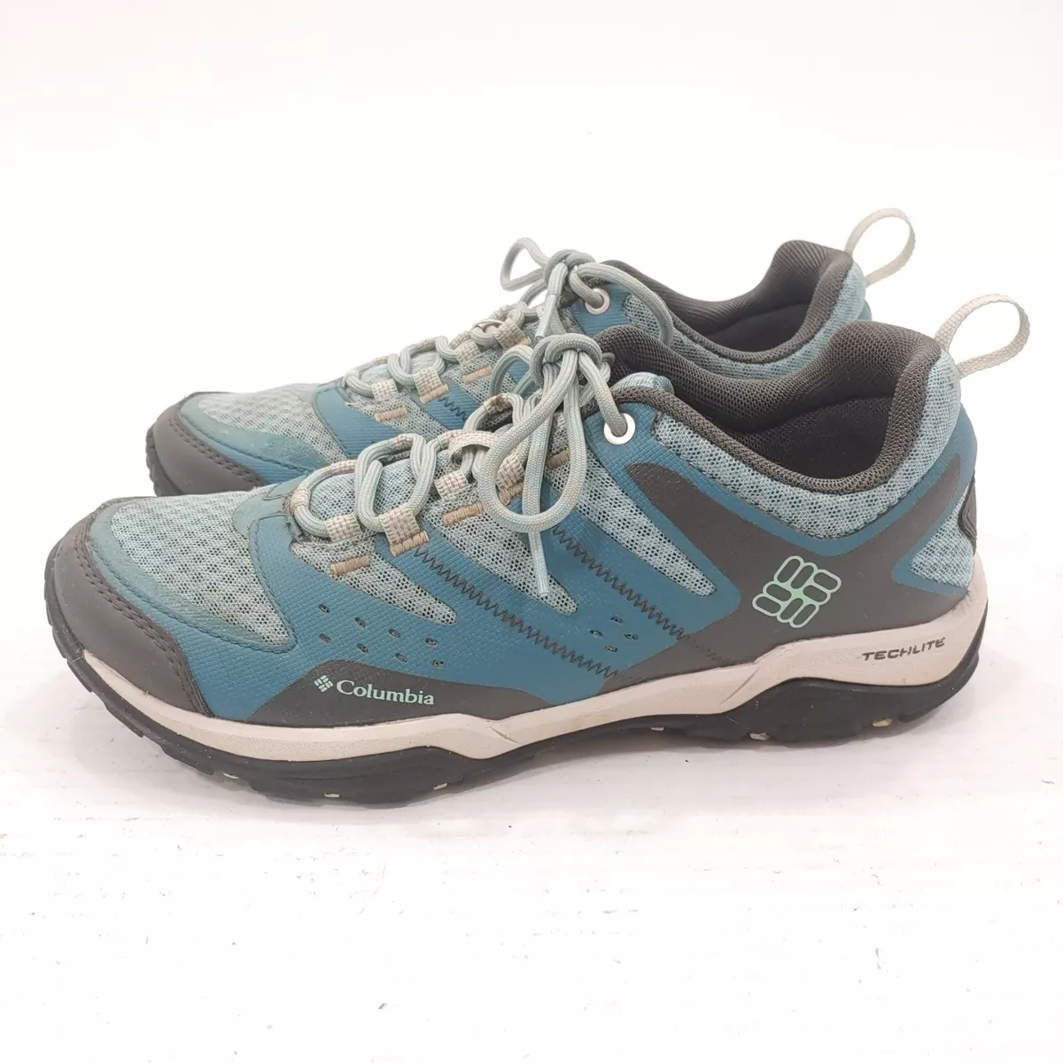 COLUMBIA Techlite Trail Running Shoes Womens Size 9 Hiking Sneakers Blue |  eBay
