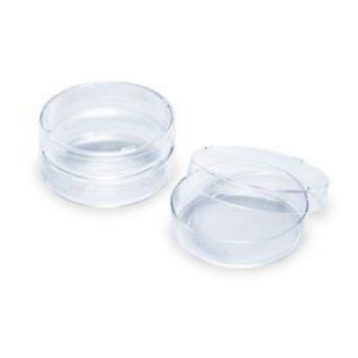 Petri Dishes, 35mm x 10mm, Clear Polystyrene, Sterile Pack of 100