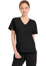 Cherokee WW Originals Scrubs Women's Tuck-in V-Neck Top CK954A BLK Free Ship