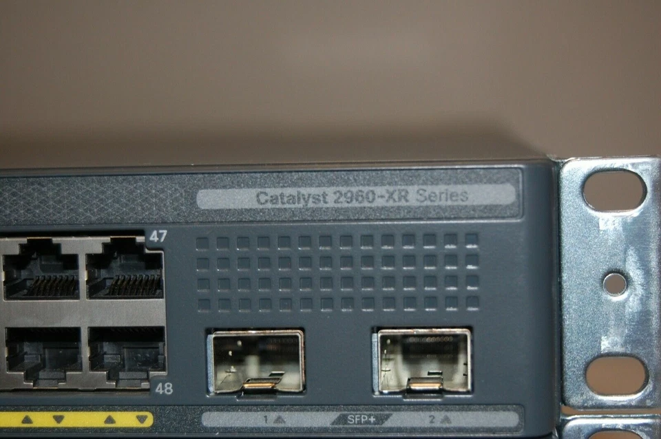 Cisco Catalyst 2960XR WS-C2960XR-48LPD-I +640WAC PSU DUAL - Image 2 of 3