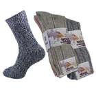 PACK 3 WOMEN LADIES CHUNKY WOOL BLEND HIKING BOOT WINTER SOFT WARM SOCKS