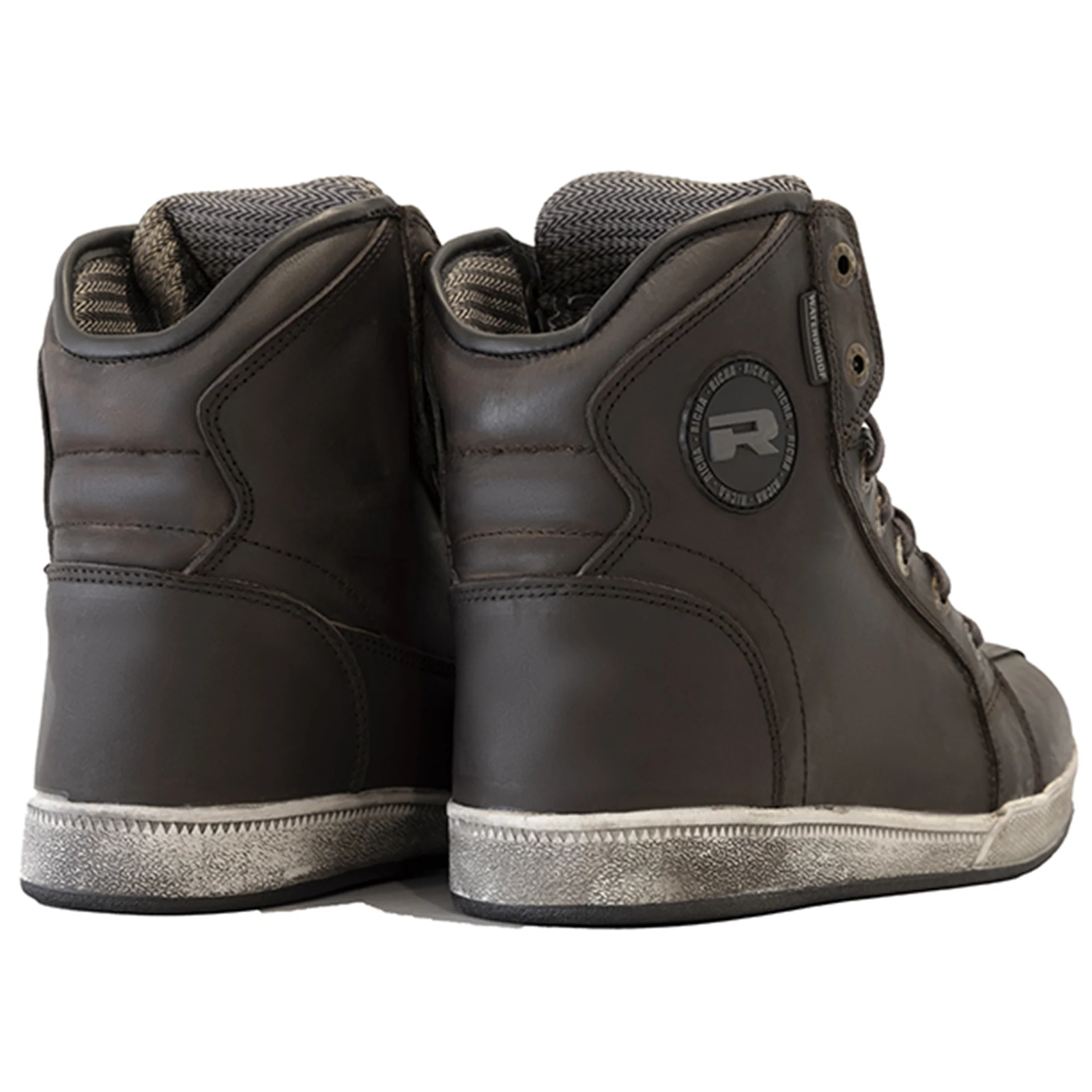 Richa Krazy Horse Waterproof Leather Short Paddock Motorcycle BOOTS Brown EU 45 for sale