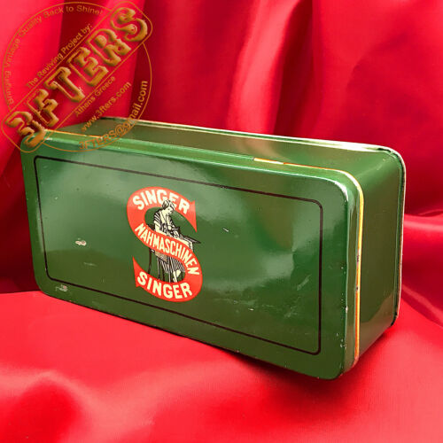 German SINGER Vintage Accessories Attachments Tin Box - Picture 2 of 4