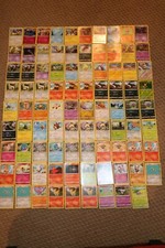 Used Pokemon Card Lot 115+ Cards, 17 Trainers, 18 Energy, 80+ Pokemon