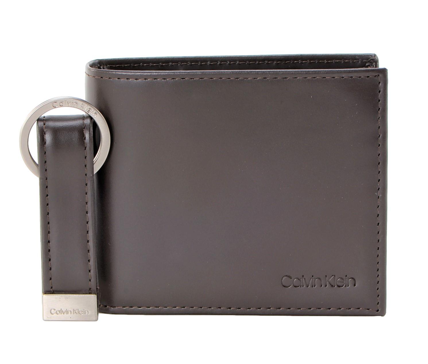 Calvin Klein Men's RFID Blocking Leather Bifold Wallet with Key Fob eBay