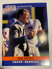 1990 Pro Set Series 1 Football - Dan Reeves - Denver Broncos - Base - #94 7AC