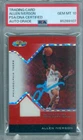 Allen Iverson 2004 Topps Finest Red Refractor Jersey PSA DNA Gem Mint 10 Auto
