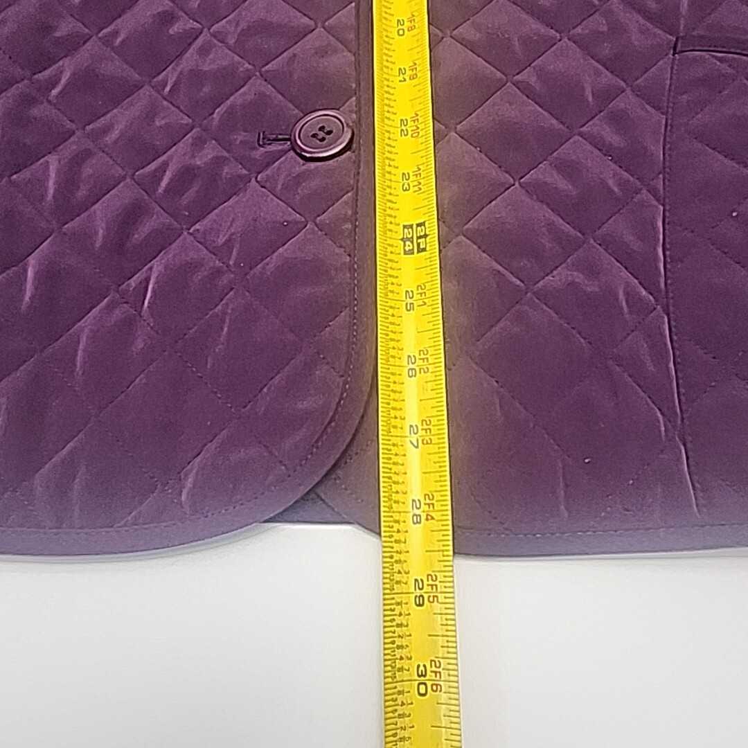 Pendleton Jacket Quilted Lined Button Purple Size… - image 13