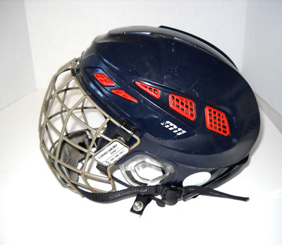 Cascade M11 Adjustable Hockey Helmet w/Cage - Adult Small - Navy