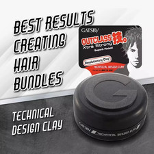 Gatsby Black Styling Wax Extra Strong Hold Hair Pomade 30g Japan Formula