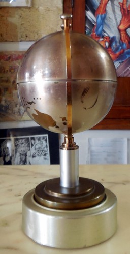 VINTAGE METALLO GLOBO PORTASIGARETTE 1970s - Picture 5 of 7