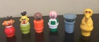 vintage SESAME STREET Little People play house character figure lot GUC