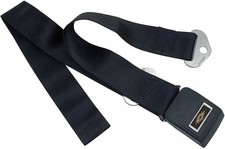 1964-66 Impala Chevelle Nova Standard Seat Belt Front Or Rear Gold Logo 1964-66 Impala Chevelle Nova Standard Seat Belt Front Or Rear Gold Logo