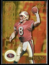 2000 Finest #34 Steve Young Gold Refractors #/300 San Francisco 49ers