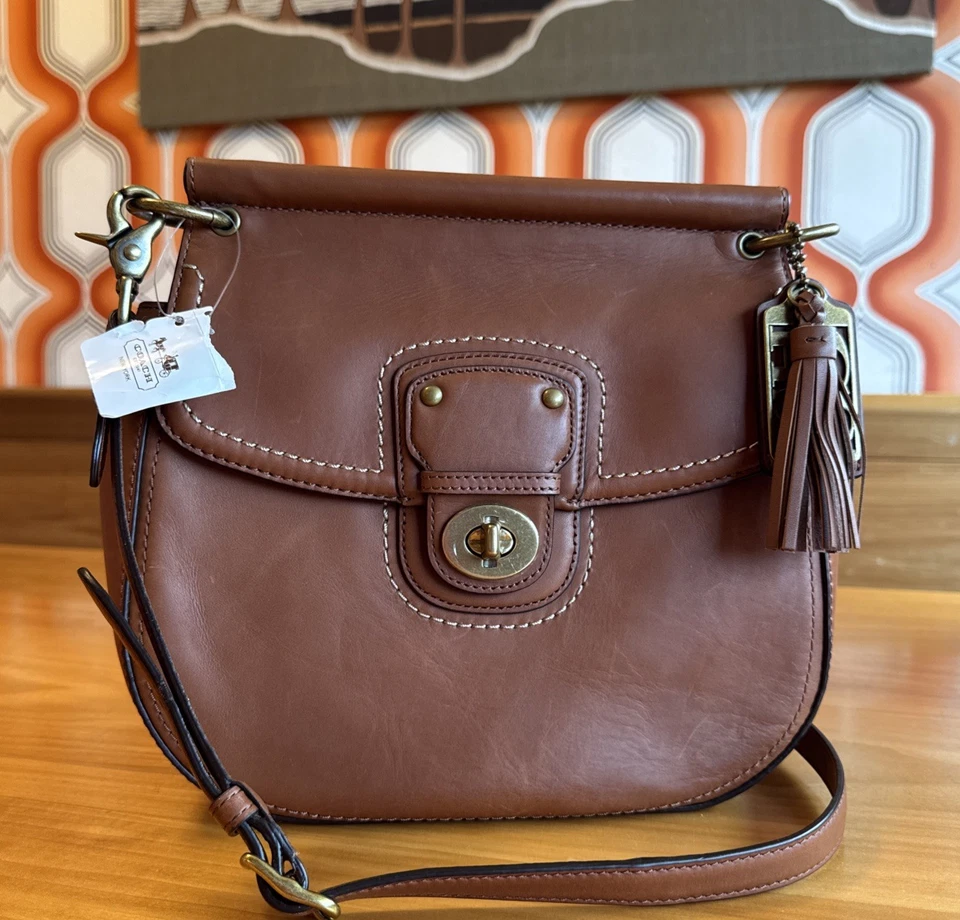 NWT Vintage Y2K Coach Legacy Willis British Tan Turn-Lock 70th Anniversary  - Image 2 of 4