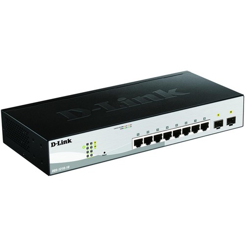 D-Link Commutateur de Réseau 10 Ports Gigabit 10/100/1000 Lan Ethernet SFP - Photo 2/3