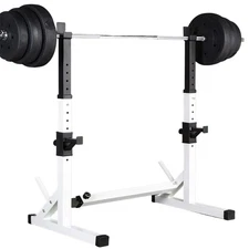 Barbell Rack Stand - Multifunctional Adjustable Squat Rack, Heavy-Duty Dumbbe...