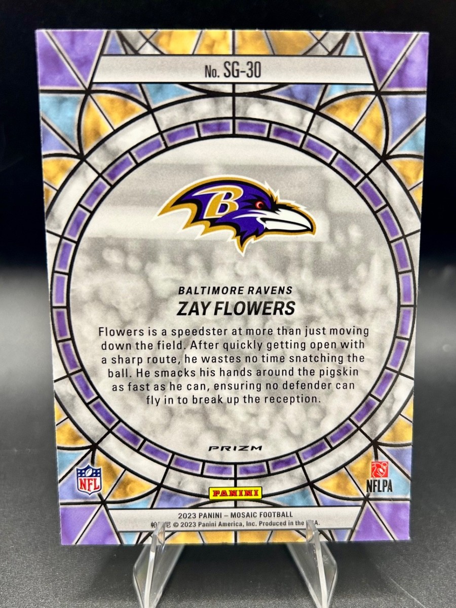 2023 Mosaic Zay Flowers Stained Glass RC Rookie #SG-30